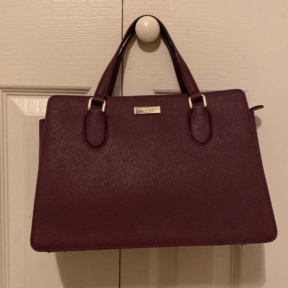 NWT Kate Spade Reese Handbag in Plum